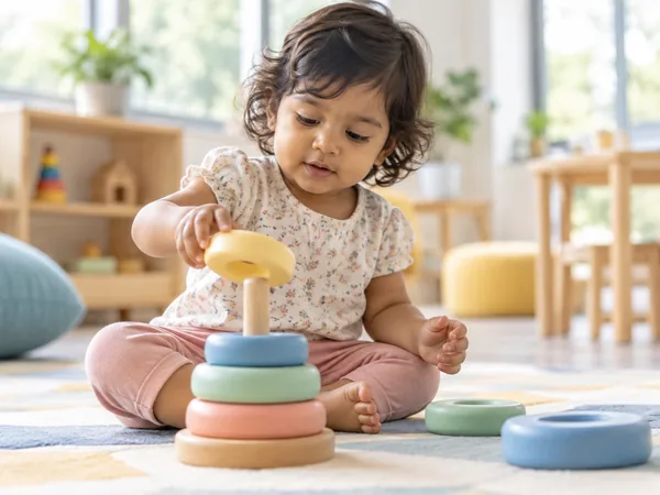 Toddlers group at play